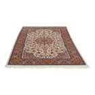 Svilena preproga Reihan 150x225 cm – krem viskozna preproga vrhunske kakovosti iz Irana