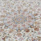 Svilena preproga Reihan 150x225 cm – krem viskozna preproga vrhunske kakovosti iz Irana