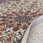 Svilena preproga Reihan 150x225 cm – krem viskozna preproga vrhunske kakovosti iz Irana