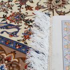 Svilena preproga Reihan 150x225 cm – krem viskozna preproga vrhunske kakovosti iz Irana