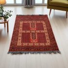 Preproga Afghan Kargai 104x146 ročno vozlana orientalska preproga
