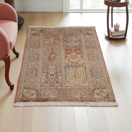 Kashmiri Silk preproga 158x95 cm – ročno vozlana svilena preproga iz Perzije
