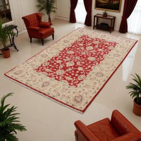   Ziegler preproga rdeča-bež 119x195 ročno vozlana perzijska preproga