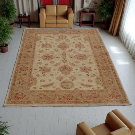 Ziegler preproga bež-rdeča 123x187 ročno vozlana perzijska preproga