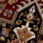 Perzijski preproga Heriz bordova 150x225 premium kakovostni preprogi iz akrila