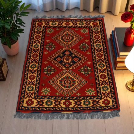 Preproga Afghan Caucasian Kargai 62x93 ročno vozlana klasična preproga