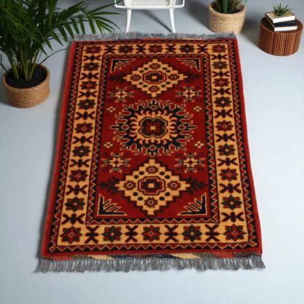 Preproga Afghan Kargai 59x93 ročno izdelana orientalska preproga