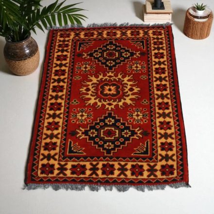 Preproga Afghan Kargai 62x93 ročno vozlana orientalska preproga