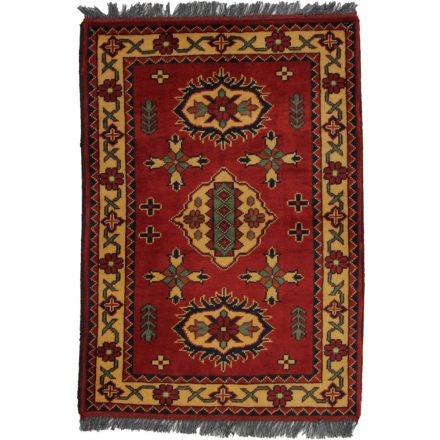 Preproga Afghan Caucasian Kargai 63x91 ročno vozlana klasična preproga