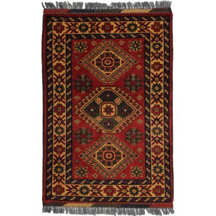 Afghan preproga 61x89 ročno vozlana orientalska preproga