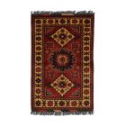 Preproga Afghan Caucasian Kargai 59x91 ročno vozlana orientalska preproga