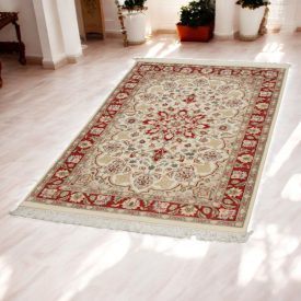 Perzijska preproga Isfahan 92x157 ročno vozlana iranska preproga