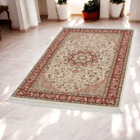 Perzijska preproga Isfahan 94x164 ročno vozlana iranska preproga