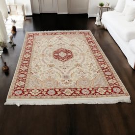 Perzijska preproga Isfahan 140x228 ročno vozlana iranska preproga