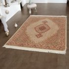 Perzijska preproga Tabriz 139x215 ročno vozlana iranska preproga za dnevno sobo