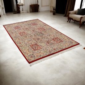   Perzijska preproga Bakhtiari 141x219 ročno vozlana iranska preproga