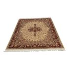 Perzijska preproga Isfahan 136x214 ročno vozlana iranska preproga za dnevno sobo