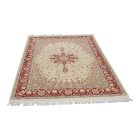 Perzijska preproga Isfahan 136x214 ročno vozlana iranska preproga za dnevno sobo