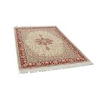 Perzijska preproga Isfahan 136x214 ročno vozlana iranska preproga za dnevno sobo