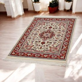Perzijska preproga Kerman 79x126 ročno vozlana iranska preproga