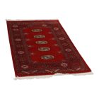Pakistanska preproga bordo Bukhara 76x123 Ročno vozlana orientalska preproga