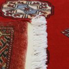 Pakistanska preproga bordo Bukhara 76x123 Ročno vozlana orientalska preproga