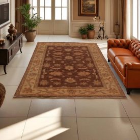   Ziegler preproga rjava-bež 170X234 ročno vozlana perzijska preproga