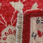 Ziegler preproga bordo-bež 144x71 ročno vozlana perzijska preproga