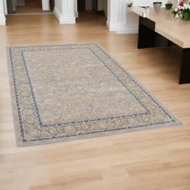 Luksuzna akrilna preproga z vzorcem Nain - siva 150x225