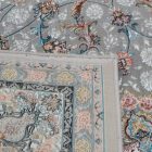 Perzijski preproga Tabriz siva 150x225 premium kakovostni preprogi iz akrila