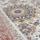 Perzijski preproga Nain bež 150x225 luksuzni preproga iz akrila