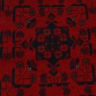 Preproga Afghan bordo Bukharai 187x82 ročno vozlana klasična preproga