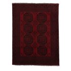 Orientalska preproga bordo Aqchai 149x192 ročno vozlana preproga