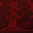 Orientalska preproga bordo Aqchai 149x192 ročno vozlana preproga