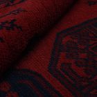 Orientalska preproga bordo Aqchai 149x192 ročno vozlana preproga