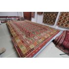 Kilim preproga 404x814 cm – zelo velika ročno tkana afgan volnena preproga