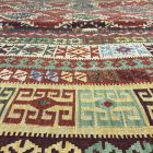 Kilim preproga 404x814 cm – zelo velika ročno tkana afgan volnena preproga