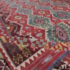 Kilim preproga 404x814 cm – zelo velika ročno tkana afgan volnena preproga