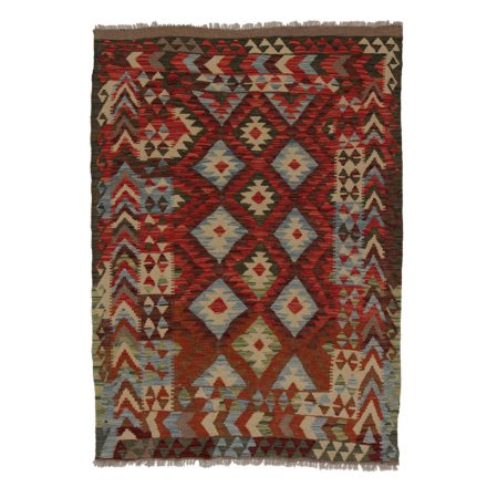 Kilim preproga Afghan 188x134 ročno tkani etnični kilim