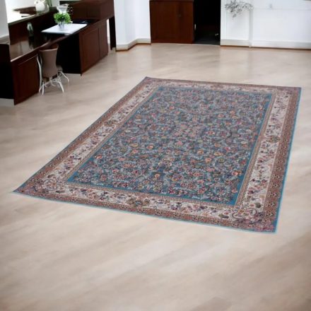 Perzijski preproga Kerman modra 150x225 luksuzni preproga iz akrila