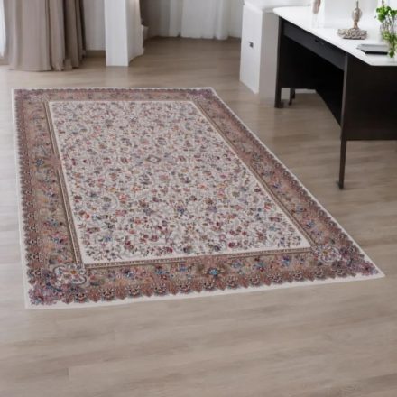 Perzijski preproga Kerman bež 150x225 luksuzni preproga iz akrila