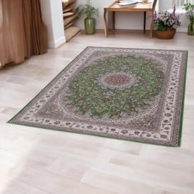 Luksuzna akrilna preproga z vzorcem Isfahan - zelena 150x225