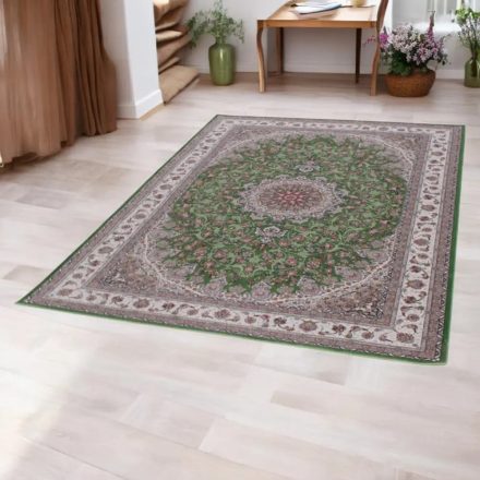 Perzijski preproga Isfahan zelena 150x225 premium kakovostni preprogi iz akrila