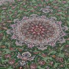 Perzijski preproga Isfahan zelena 150x225 premium kakovostni preprogi iz akrila