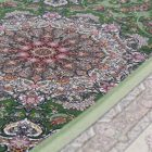 Perzijski preproga Isfahan zelena 150x225 premium kakovostni preprogi iz akrila