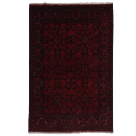 Preproga Afghan bordo Khal Mohammadi 128x189 ročno vozlana klasična preproga
