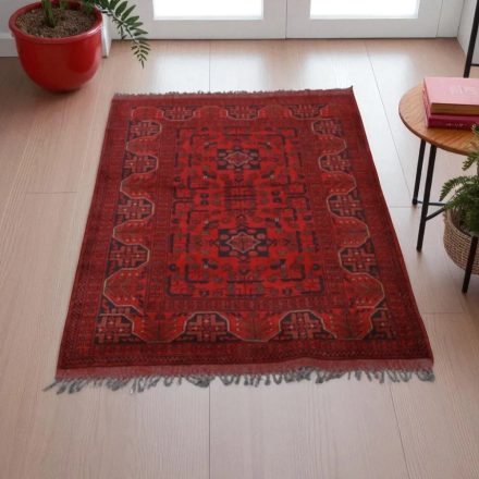 Afghan Bukhara preproga 100x144 cm – ročno izdelana klasična preproga