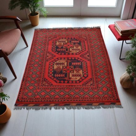 Preproga Afghan Elephant Foot 101x142 ročno vozlana klasična preproga