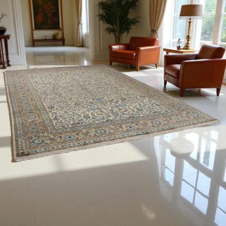 Perzijska preproga Kashan 279x405 ročno vozlana iranska preproga za dnevno sobo