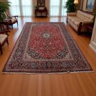 Kashan perzijska preproga 201x323 cm – velika iranska ročno vozlana preproga